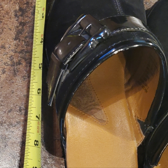 ** SOLD ** Leather/suede clogs/mules - I Love Comfort " Suzanne" - fit big - EUC - Picture 9 of 10